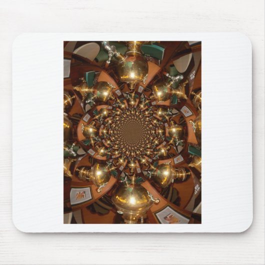 シルバーと金ゴールド マウスパッド (正面)