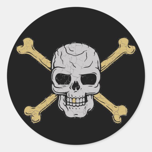 シルバーと金ゴールド ラウンドシール (正面)