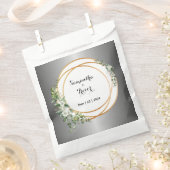 シルバーのセレナーデ フェイバーバッグ (クリップ留めされた状態)