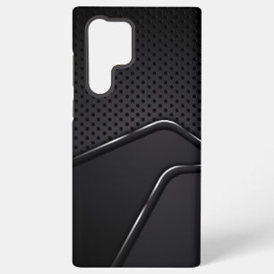 シルバーのダイナミック・ライン・アクセントを持つメタリック・マッシュ SAMSUNG GALAXY S22 ULTRAケース