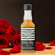 シルバーのレースホースのストライプ