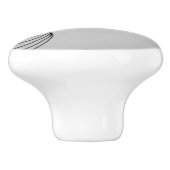 シルバーの音楽ノート セラミックノブ (側面)