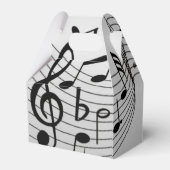 シルバーの音楽ノート フェイバーボックス (裏面サイド)