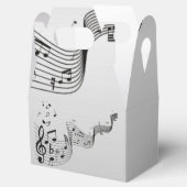 シルバーの音楽ノート フェイバーボックス (オープン)