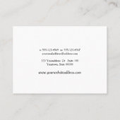 シルバーまつげ眉バーアフターケア 名刺 (裏面)