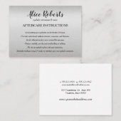 シルバーまつげ眉バーアフターケア 名刺 (正面/裏面)