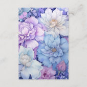 シルバーアイシーブルーと薄紫結婚ズゲスト詳細 エンクロージャーカード (裏面)