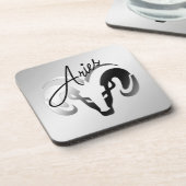 シルバーアイリーズザラム〔占星術の〕十二宮図 コースター (左側)