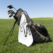 シルバーアイリーズザラム〔占星術の〕十二宮図 ゴルフタオル (グリーン)