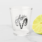 シルバーアイリーズザラム〔占星術の〕十二宮図 ショットグラス (正面)