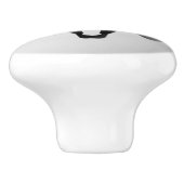 シルバーアイリーズザラム〔占星術の〕十二宮図 セラミックノブ (側面)