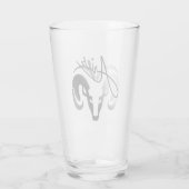 シルバーアイリーズザラム〔占星術の〕十二宮図 タンブラーグラス (裏面)