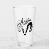 シルバーアイリーズザラム〔占星術の〕十二宮図 タンブラーグラス (正面)