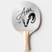 シルバーアイリーズザラム〔占星術の〕十二宮図 卓球ラケット (正面)