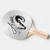 シルバーアイリーズザラム〔占星術の〕十二宮図 卓球ラケット (横)