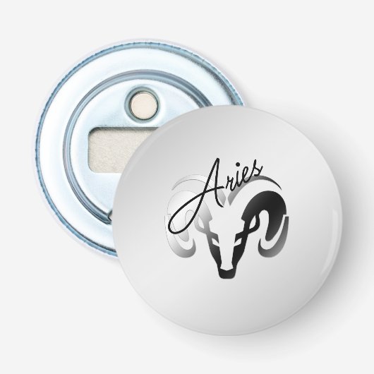 シルバーアイリーズザラム〔占星術の〕十二宮図 栓抜き (正面)