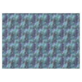 シルバーアクアブルーマーメイド テーブルクロス (正面(横))