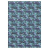 シルバーアクアブルーマーメイド テーブルクロス (正面)