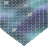 シルバーアクアブルーマーメイド テーブルクロス (アングル)