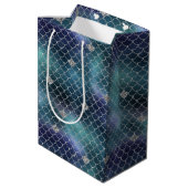 シルバーアクアブルーマーメイド ミディアムペーパーバッグ (裏面アングル)