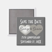 シルバーアニバーサニバーザデイト マグネット (正面/裏面)