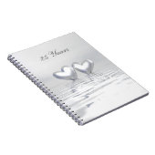 シルバーアニバーサバーズハート ノートブック (右側)