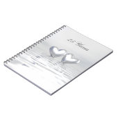 シルバーアニバーサバーズハート ノートブック (左側)