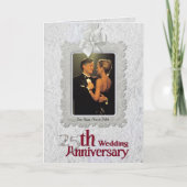 シルバーアニバーサバーズ – トールフォトウィンドウ 招待状 (正面)