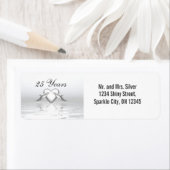 シルバーアニバーサリードルフィンズ&ハート ラベル (インサイチュ)