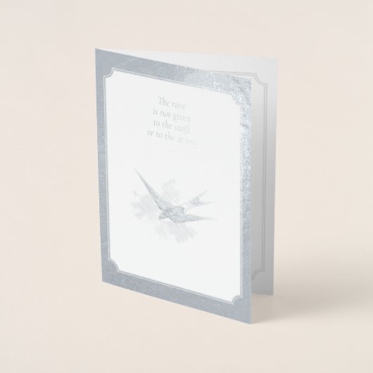 シルバーアニバーサリーフォイルカード 箔カード (正面)