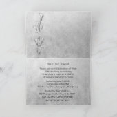 シルバーアニバーサリー カラ写真招待状 招待状 (内部)