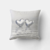 シルバーアニバーサリー ハート クッション (裏面)