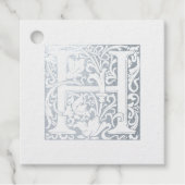 シルバーアニバーサンバーライトレターHモノグラム フェイバータグ (正面)