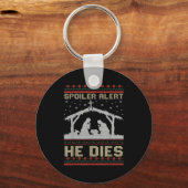 シルバーアラート 彼は死ぬ イエス 生誕の場面 醜いクリス キーホルダー (正面)