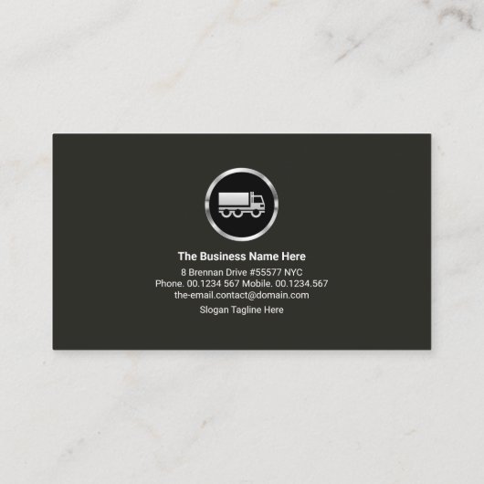 シルバーアロードグ縁どローバル物流 名刺 (裏面)