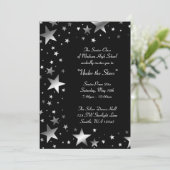 シルバーアンダーザスターズフォーマルプロム 招待状 (スタンド正面)