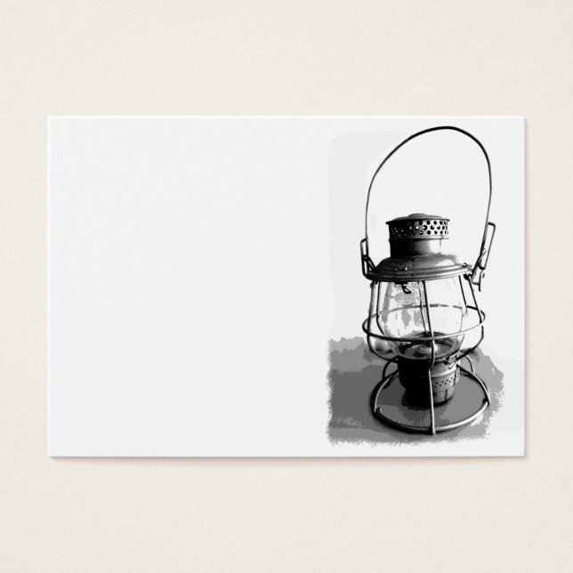 シルバーアンティーク鉄道灯篭 (正面)