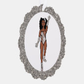 シルバーアンドダイアモンズダンサーオーナメントカードA オーナメントカード (右)