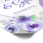 シルバーアンドパープルドレスキンセアニラカード&ギフト ポスター (角)