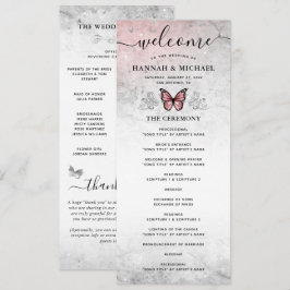 シルバーアンドピンクバタフ結婚ィーズ プログラム