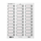 シルバーアンドピンクフェイクグリッターファースト誕生日 ラベル (フルシート)