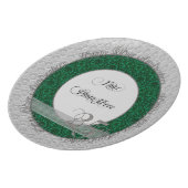 シルバーアンビナシーフォトプレートダマスクグリーン プレート (左側)