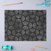 シルバーアールデコシェルオンブラックデコパージュ 薄葉紙 (クラフト)