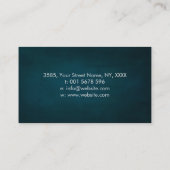 シルバーインフィニティシンボル – ツリー分岐 名刺 (裏面)