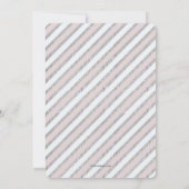 シルバーインプレッション ピンク 宗教 招待状 (裏面)