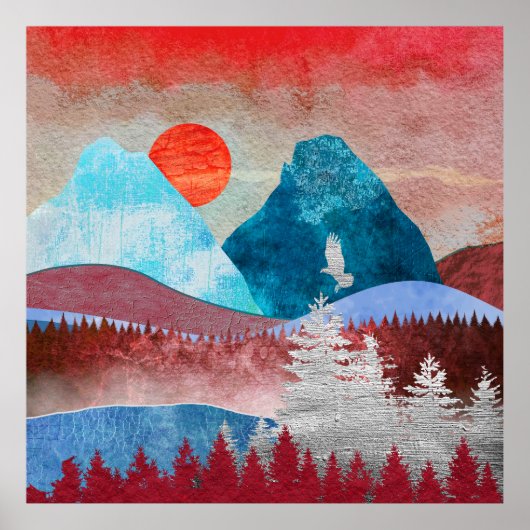 シルバーイーグルランドスケープ ポスター (正面)