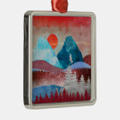 シルバーイーグルランドスケープ メタルオーナメント (右)