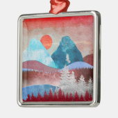 シルバーイーグルランドスケープ メタルオーナメント (左)