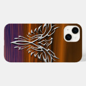 シルバーイーグル Case-Mate iPhoneケース (裏面 (横))