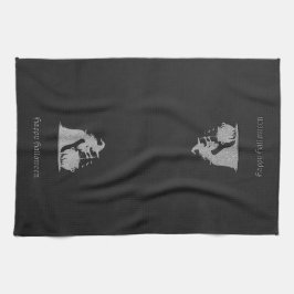 シルバーウィッチ&カルドロンハロウィーン キッチンタオル